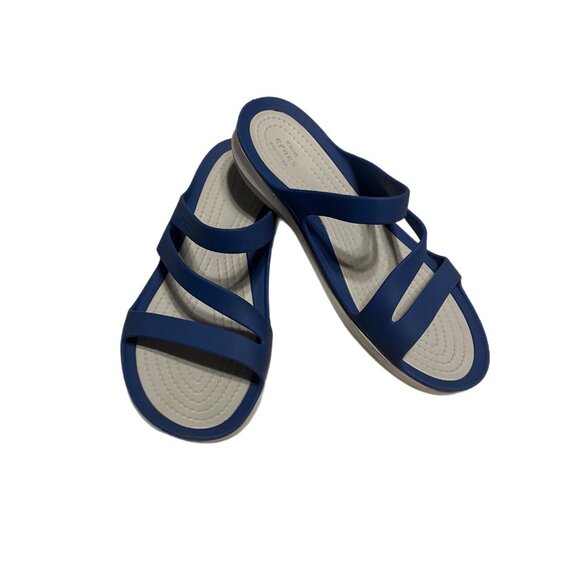 Crocs Women's Swiftwater Sandal Women’s blue Size 5 - Picture 2 of 7
